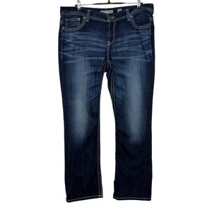 BKE Payton Jeans Women Measures 38x31 Tag 36x31 Blue Straight Stretch Western